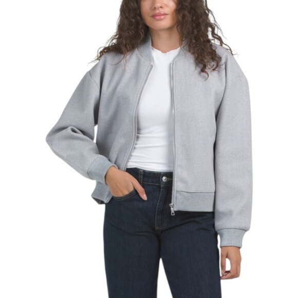 Steve Madden Jackets & Blazers - STEVE MADDEN Brushed Knit Bomber Jacket